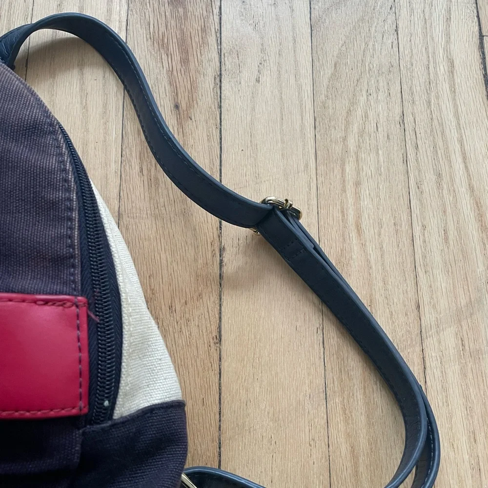 Tommy Hilfiger Black and Red Men's Backpack